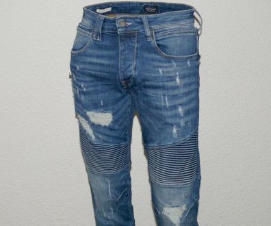 Jack & Jones Glenn Cross JJ 092 SPS Slim Fit Herren Jeans Stretch W33 L32 Blau