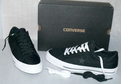 Converse 160194C ONE STAR PRO OX Canvas Schuhe Sneaker Boots 42 Schwarz Weiß