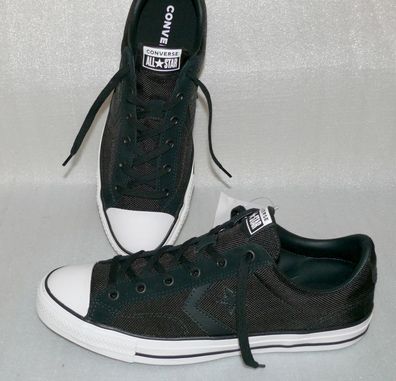 Converse 164000C STAR PLAYER OX BLA Canvas Schuhe Sneaker Boots 44 48 Black Weiß