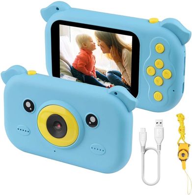 Niedliche Kinder Digital Foto und Video Kamera, Fotoapparat für Kinder 3-10 Jahr
