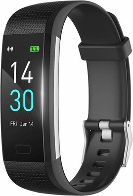 HR Fitness Smartwatch, Sportuhr mit Temperatur-, Puls- und Blutdruckmessung