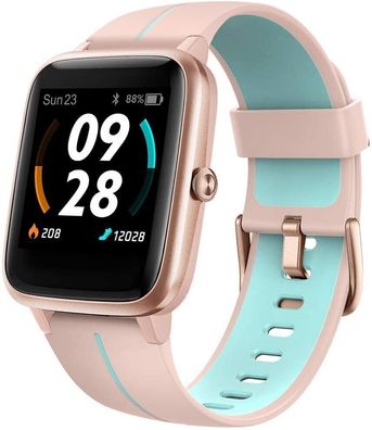Umidigi Damen Smartwatch mit GPS, 1.3 Zoll Touch-Farbdisplay, für Android + iOS