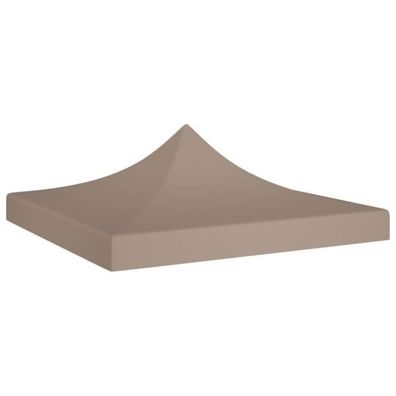 Partyzelt-Dach 3x3 m Taupe 270 g/ m²