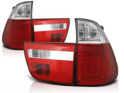 Rückleuchten BMW X5 E53 09 99-10 03 ROT KLAR LED