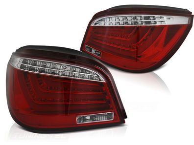 Rückleuchten BMW E60 07 03-02 07 ROT KLARER LED-STREIFEN