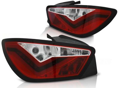 Rückleuchten Seat Ibiza 6J 3D 06 08-12 Rot Klarer LED-streifen