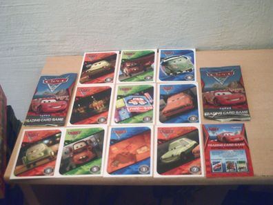 Spielsammelkarten 71 bis 80 aus der Serie Cars 2 von Topps