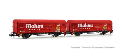 Arnold HN6579 2-achs. gedeckter Güterwagen JPD, „Mahou", Ep. IV