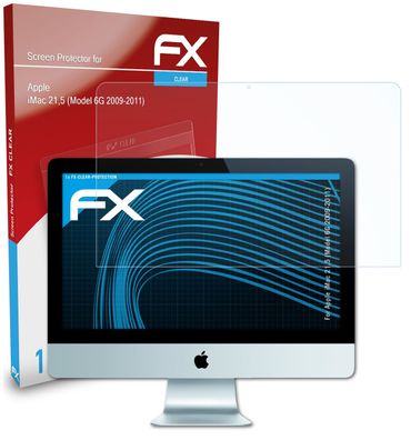 atFoliX Schutzfolie kompatibel mit Apple iMac 21,5 (Model 6G 2009-2011)