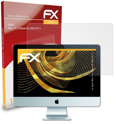 atFoliX Schutzfolie kompatibel mit Apple iMac 21,5 (Model 6G 2009-2011) Panzerfolie
