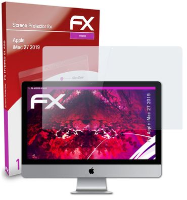 atFoliX Panzerfolie kompatibel mit Apple iMac 27 2019 Glasfolie 9H Schutzpanzer