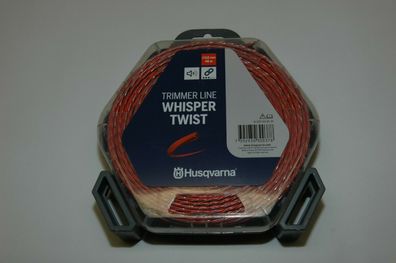 Original Husqvarna Whisper Twist Mähfaden Trimmerfaden 3,0mm Rolle mit 48m
