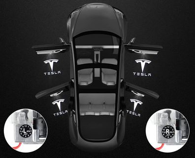 4x Türbeleuchtung Einstiegslicht Einstiegsleuchte Projektor Tesla Model S 3 X Y