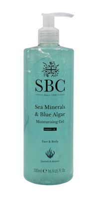 SBC Skincare Moisturising Gel Sea Minerals & Blue Algae 500ml