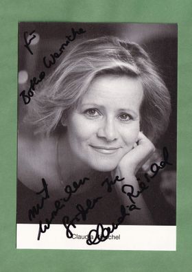 Claudia Rieschel ( deutsche Schauspielerin) - persönlich signiert
