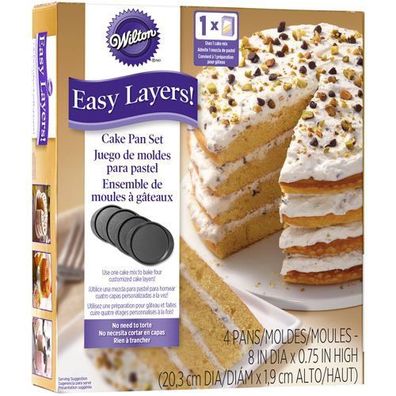 Wilton - Cake Pan Easy Layers - 20cm - Set