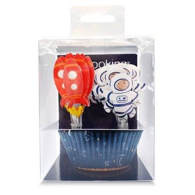 ScrapCooking Baking Cups & Topper - Weltall