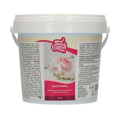 FunCakes Gum Blütenpaste Weiß - 1kg