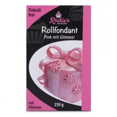 Richie´s Bakery Glitter Rollfondant Pink 250g