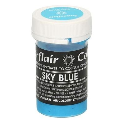 Speisefarben-Paste Sugarflair Pastel Sky Blau 25g