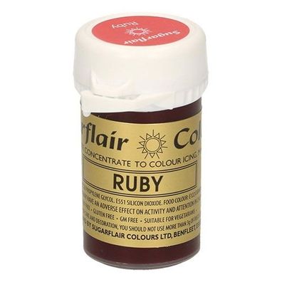Speisefarben-Paste Sugarflair Ruby - Rubinrot