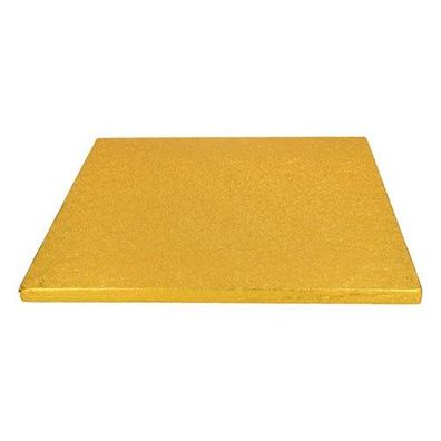 FunCakes Cake Drum - Tortenplatte - Quadratisch 30,5 cm Gold