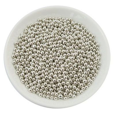 Zuckerperlen 4mm - Silber - 150g