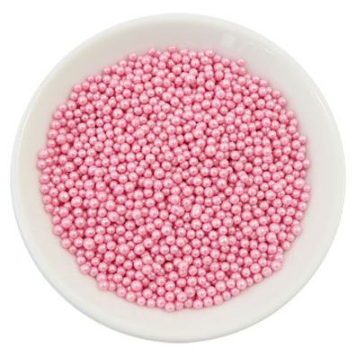 Zuckerperlen 4mm - Pink - 150g