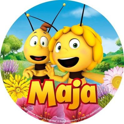 Tortenbild Biene Maja und Willi
