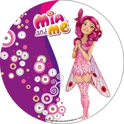 Tortenbild Mia and Me - Mia lila