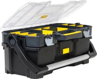 Stanley Werkzeugkoffer Werkzeugtrage mit Organizer 1-97-514 - 24"Koffer Trage Kiste B
