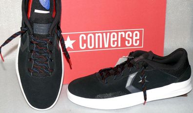 Converse 153494C CONS Metrik CLS OX Suede Leder Schuhe Sneaker 45 Black White Re