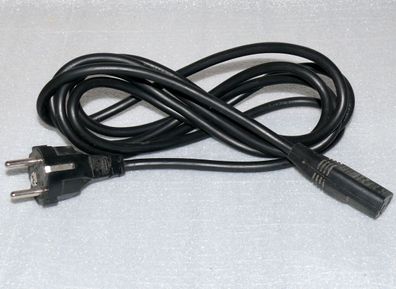 Kaltgeräten Strom Netz kabel Hifi Audio PC Elektro Geräten Stecker Schwarz 2,40m