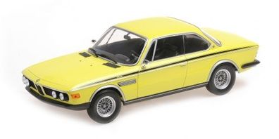 BMW Miniatur 3,0 CSL 1971 gelb 1:18