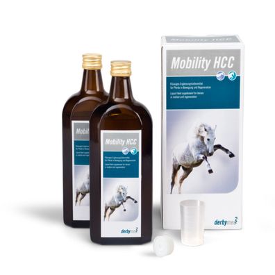 derbymed Mobility HCC 2 x 500ml Pferd für mehr Beweglichkeit & Regeneration der ...