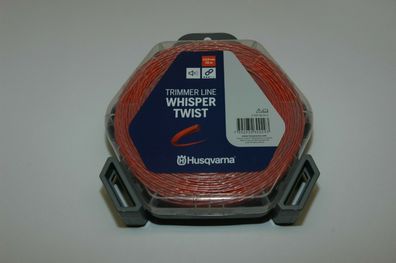 Original Husqvarna Whisper TWIST Mähfaden Trimmerfaden 2,0mm 1x 112m Rolle