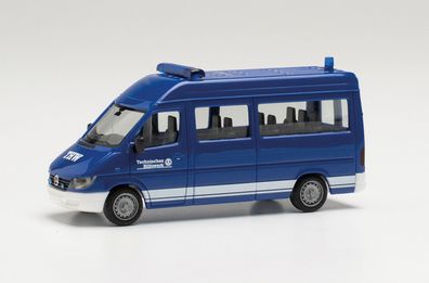 Herpa 097062 - Mercedes-Benz Sprinter `96 Bus HD - THW. 1:87