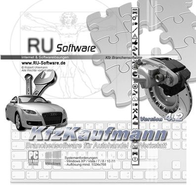 Kfz Software AutoHandel + Kfz Werkstatt, Werkstattprogramm, Rechnungsprogramm