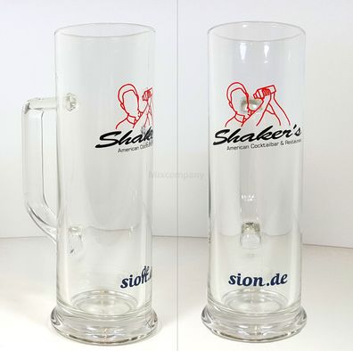 Shakers Bierglas / Glas 0,5L mit Henkel