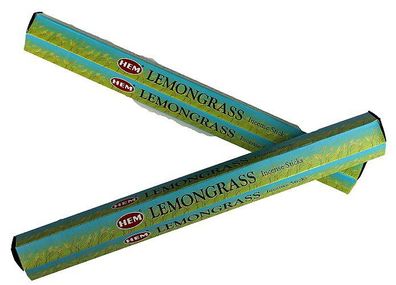 HEM Räucherstäbchen Lemongrass 20 g Hexa original 20 Räucherstäbchen NANDI