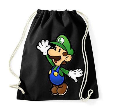 Blondie & Brownie Baumwoll Turnbeutel Beutel Tasche Luigi Yoshi Mario Nintendo