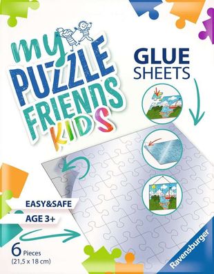 Ravensburger Puzzle My Puzzlefriends Glue Sheets 2 x 12/24 Teile ab 3 Jahre