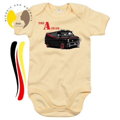 Blondie & Brownie Baby Kinder Strampler Shirt Body A Team Van Murdock Hannibal