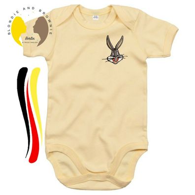 Blondie & Brownie Baby Kinder Strampler Body Shirt Bugs Bunny Looney Stick Tunes