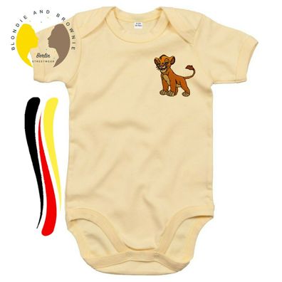 Blondie & Brownie Baby Kinder Strampler Body Shirt Simba Stick König Löwen Film