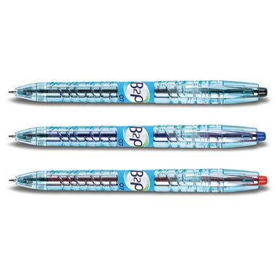 Pilot Bottle to pen Gelschreiber 3er-Set schwarz, blau, rot