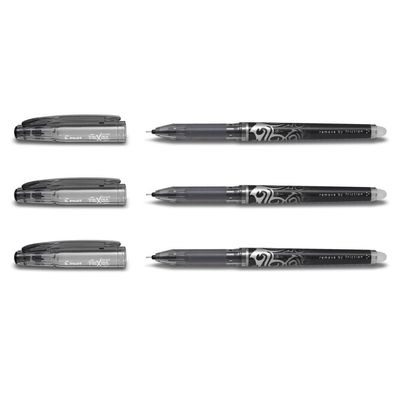 Pilot Frixion Point Tintenroller 3er-Set schwarz