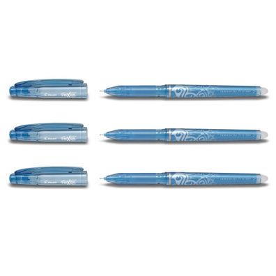 Pilot FriXion Point 0.5 Tintenroller hellblau - 3er-Set