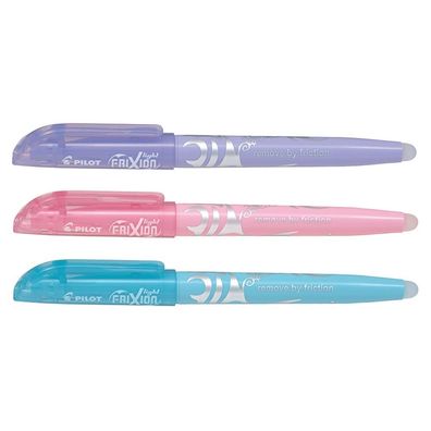 Pilot FriXion Light Soft Textmarker - 3er-Set pastellviolett, -pink, -blau