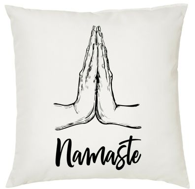 Blondie & Brownie Couch Bett Kissen Füllung Namaste Yoga Spiritualität Peace